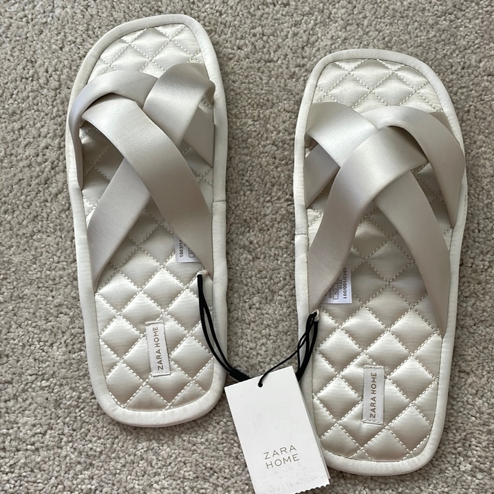 NWT Zara house shoes